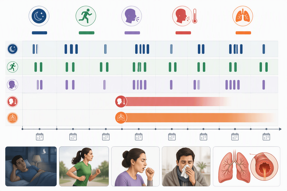 Hidden patterns that shape asthma risk over time
