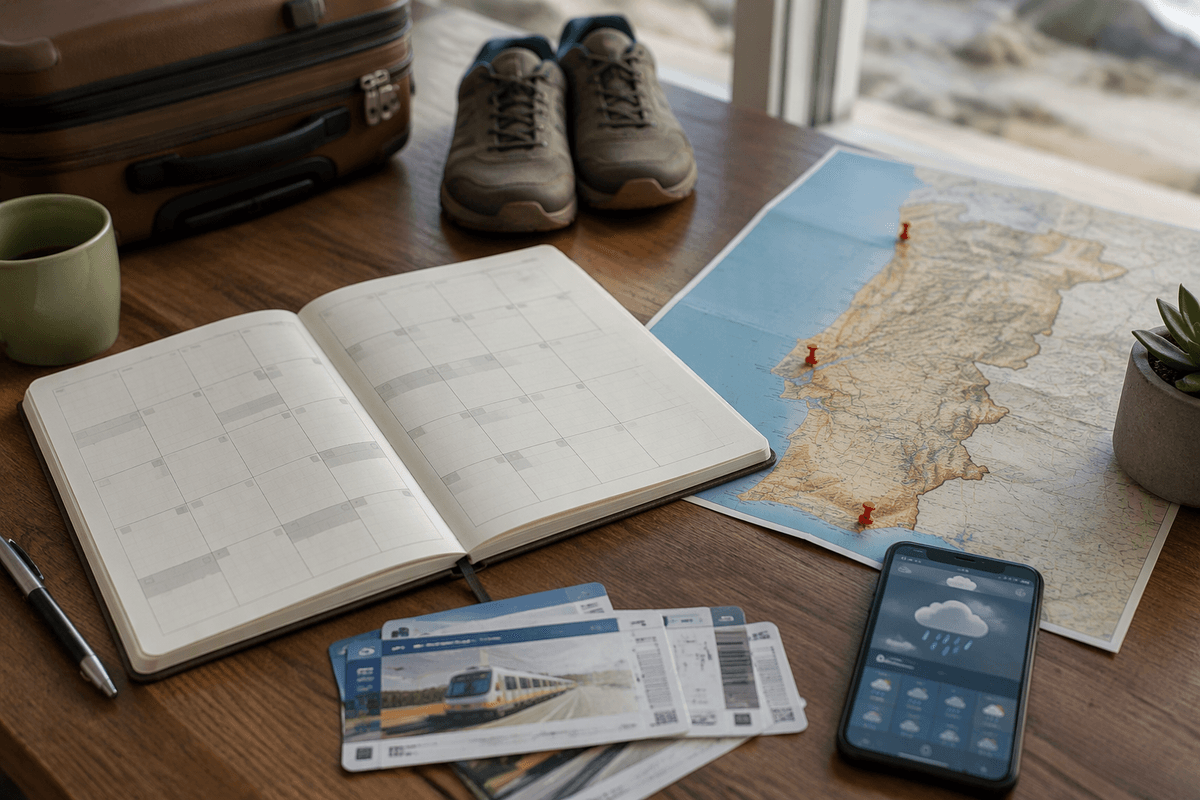 Add buffers for weather, strikes, and slow travel days